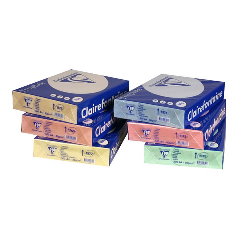 3329680188400-Clairefontaine Trophée - Papier couleur - A3 (297 x 420 mm) - 80 g/m² - Ramette de 500 feuill-P_1884_4-2