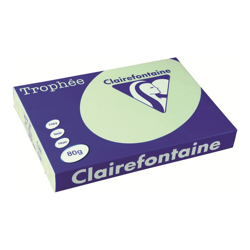 3329680189100-Clairefontaine Trophée - Papier couleur - A3 (297 x 420 mm) - 80 g/m² - Ramette de 500 feuill-P_1891_1-0