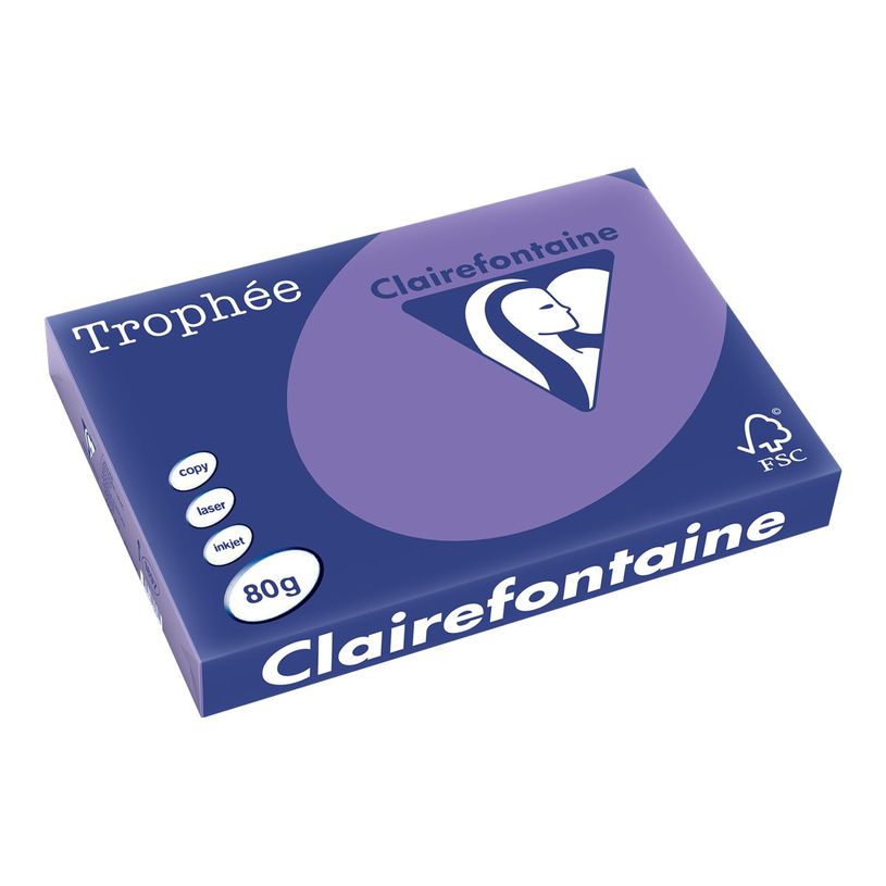 3329680189704-Clairefontaine Trophée - Papier couleur - A3 (297 x 420 mm) - 80 g/m² - Ramette de 500 feuill-P_1897_1-0