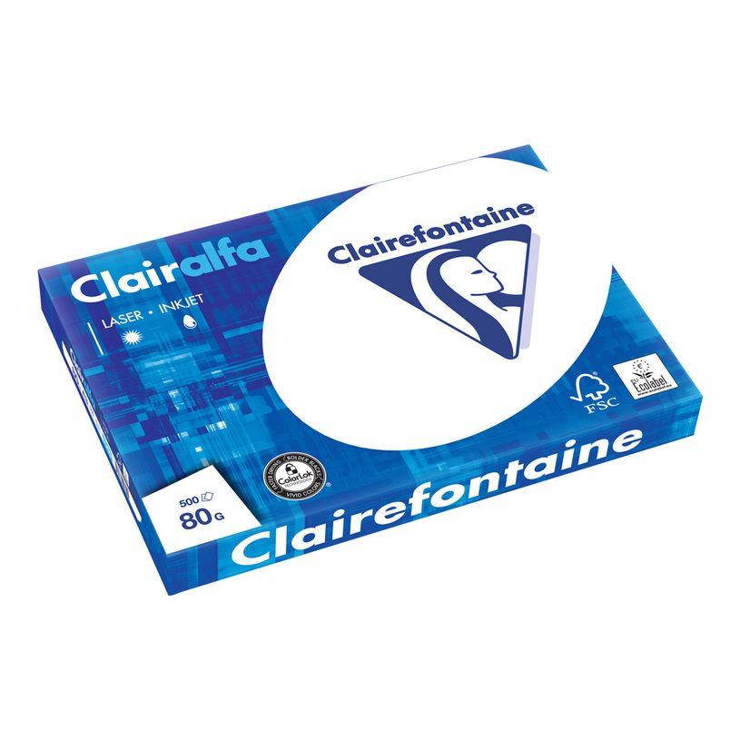 3329680196900-Clairefontaine CLAIRALFA - Papier blanc - A3 (297 x 420 mm) - 80 g/m² - Ramette de 500 feuille-P_1969_1-0