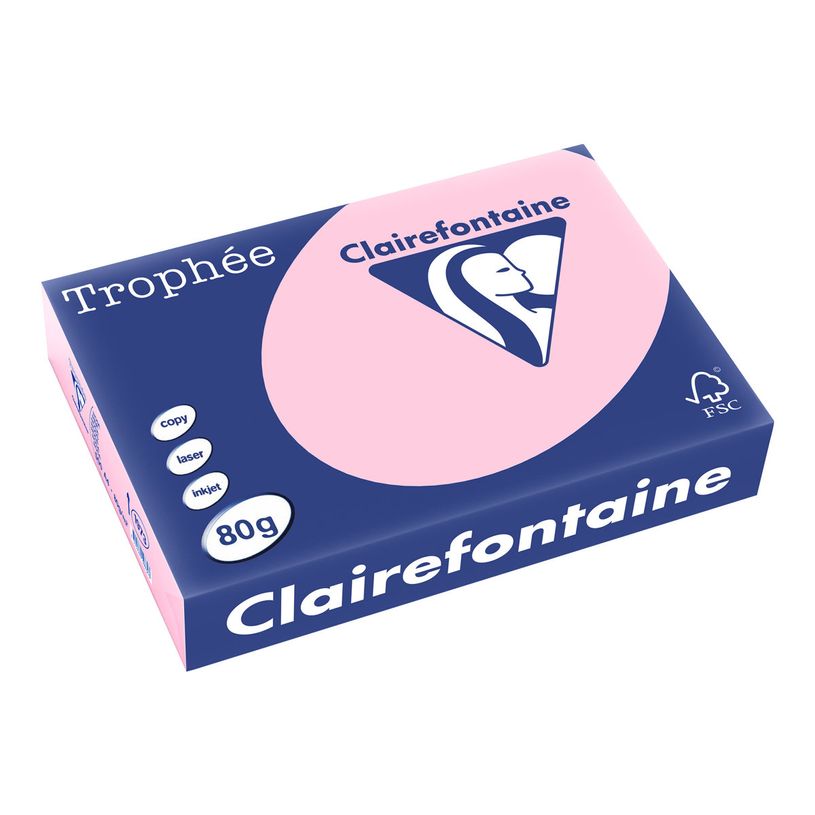 3329680197303-Clairefontaine Trophée - Papier couleur - A4 (210 x 297 mm) - 80 g/m² - Ramette de 500 feuill-P_1973_1-0