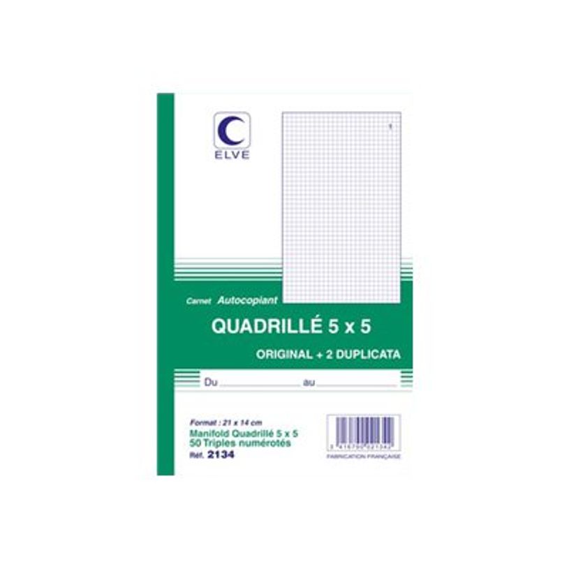 3416790021342-ELVE - Manifold quadrillé 5x5 - 50 tripli - 14,8 x 21 cm-P_2134_2-0