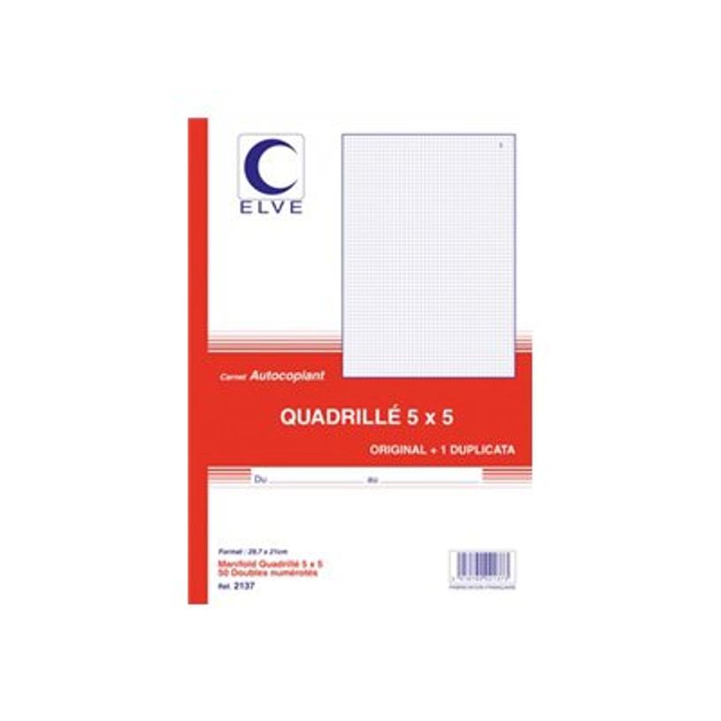 3416790021373-ELVE - Manifold quadrillé 5x5 - 50 dupli - A4-P_2137_2-0