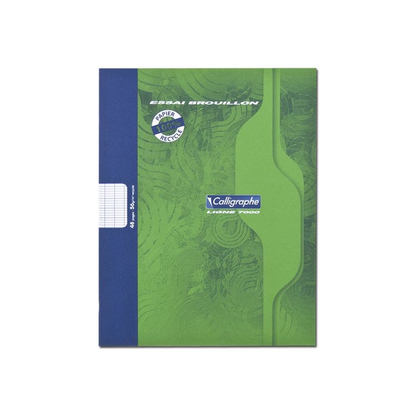 3210330021485-Calligraphe 7000 - Cahier de brouillon - 17 x 22 cm - 48 pages - grands carreaux (Seyes) - 100-P_2148_1-0