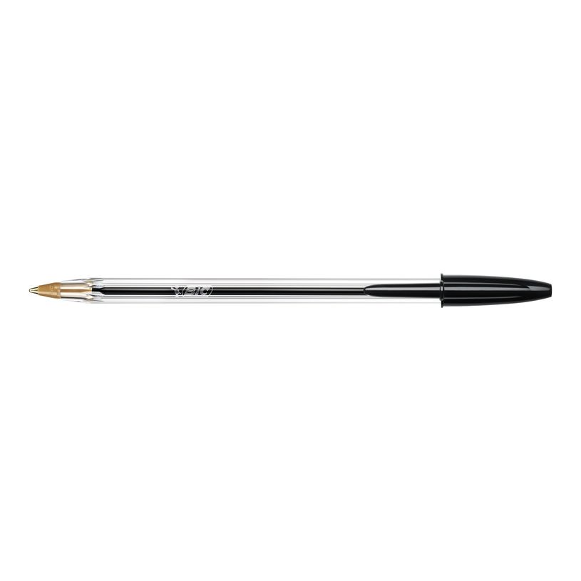 0400000025018-BIC Cristal - Stylo à bille - noir - 1 mm - pointe moyenne-P_2501_10-12