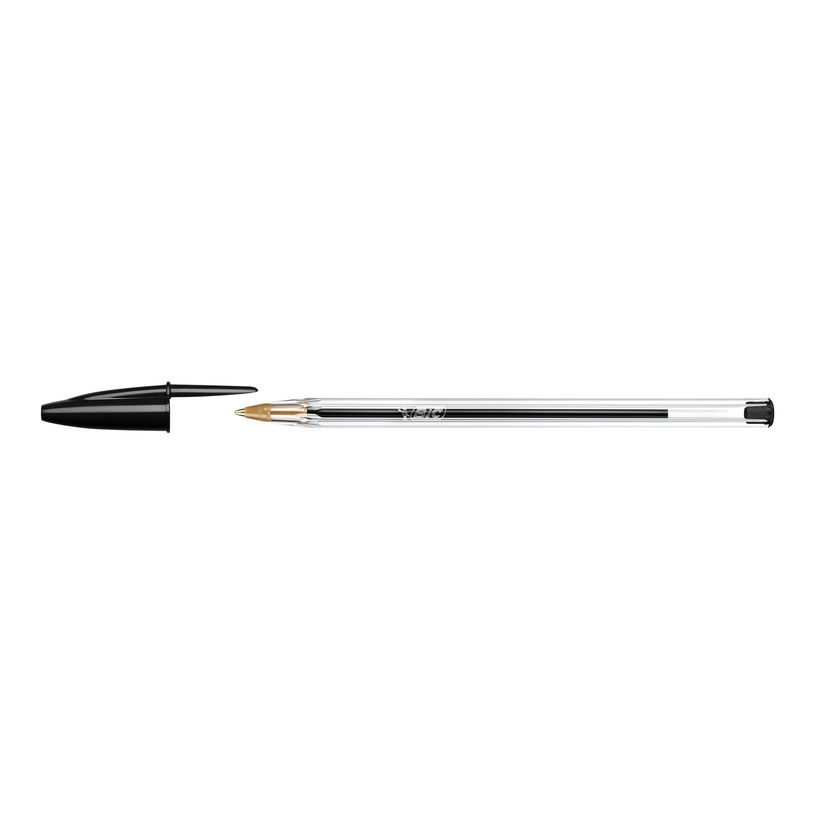 0400000025018-BIC Cristal - Stylo à bille - noir - 1 mm - pointe moyenne-P_2501_12-13