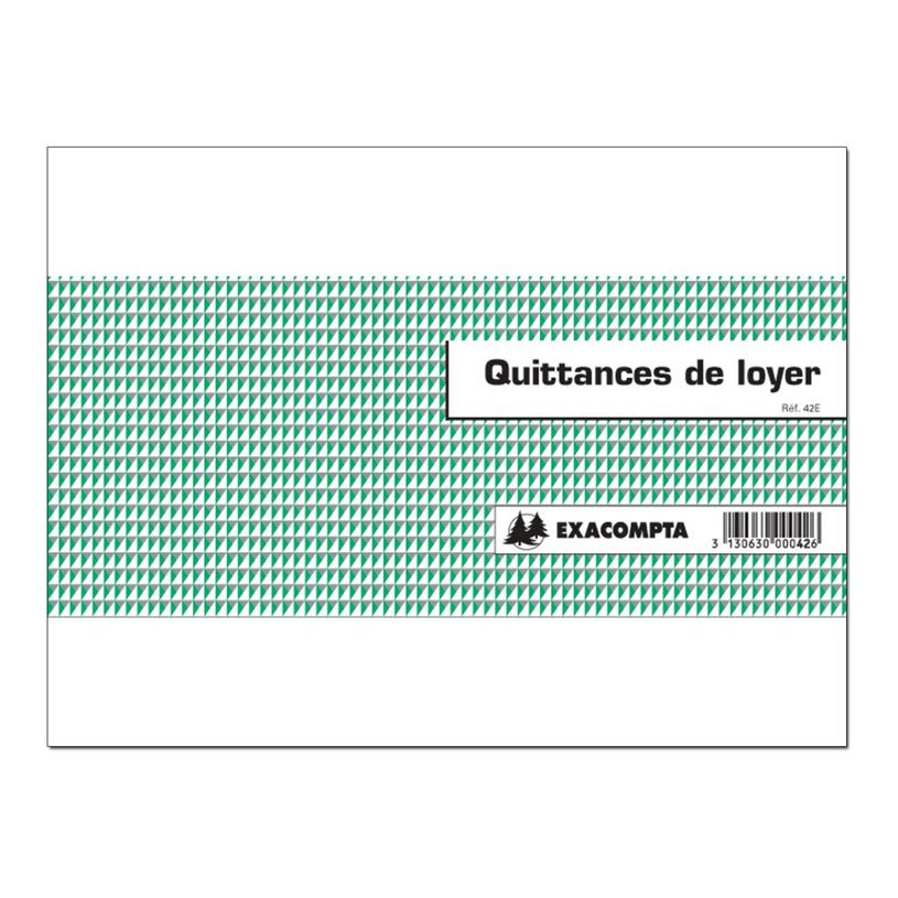 3130630000426-Exacompta - Manifold Carnet de quittances de loyer - 10,1 x 16,5 cm-P_2842_2-0