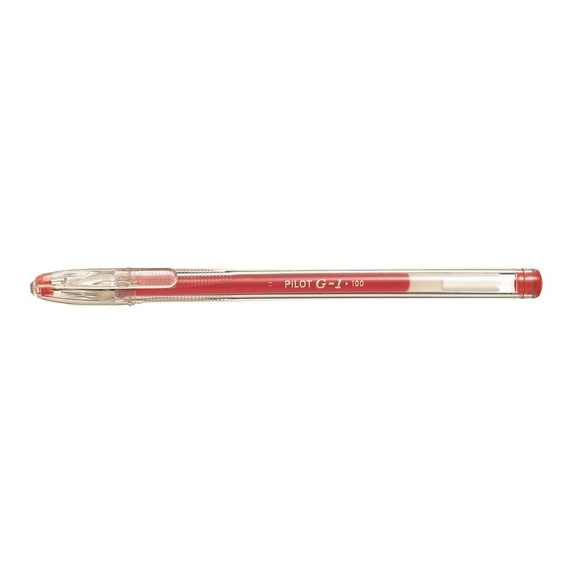 4902505130229-Pilot G-1 - Roller - rouge - encre gel - 0.5 mm - extra fin-P_2852_1-0