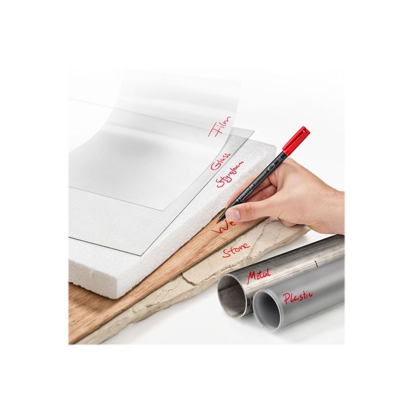 4007817310380-STAEDTLER LUMOCOLOR 317 - Pack de 4 marqueurs permanents - pointe moyenne - couleurs assorties-P_3174_2-5