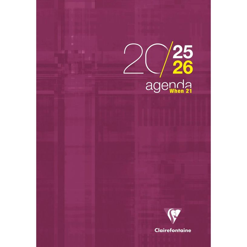 3329680319903-Agenda When - 1 semaine sur 2 pages - A4 (21 x 29,7 cm) - disponible dans différentes couleurs-P_3199_4-2