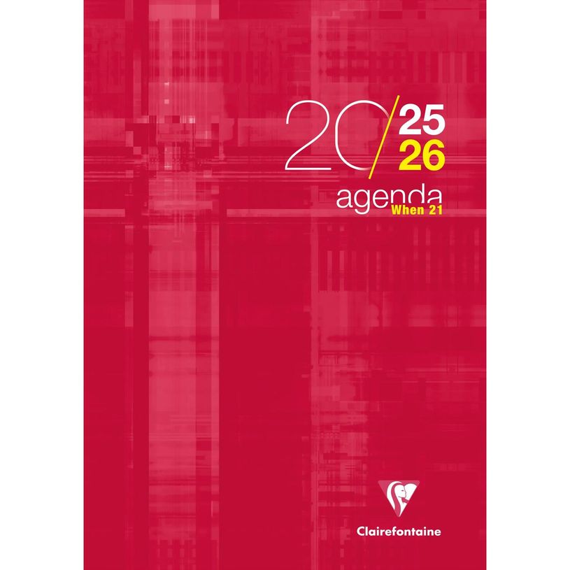 3329680319903-Agenda When - 1 semaine sur 2 pages - A4 (21 x 29,7 cm) - disponible dans différentes couleurs-P_3199_5-3