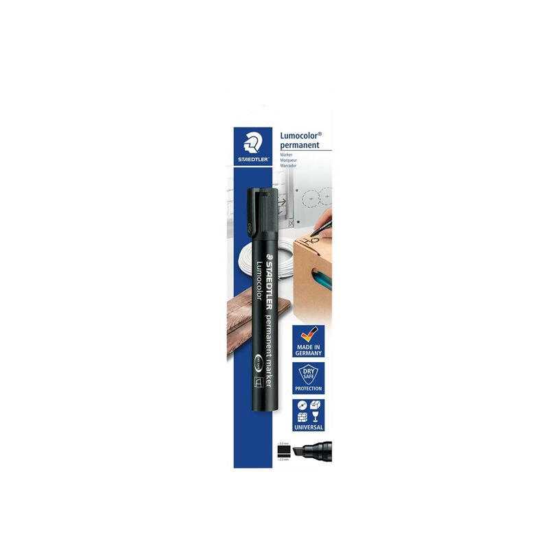 4007817304778-STAEDTLER Lumocolor 350 - Marqueur permanent - pointe biseau - noir-P_3509_1-0