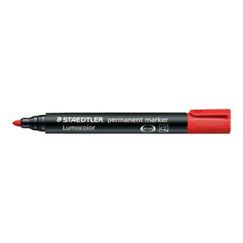 4007817304396-STAEDTLER Lumocolor - Marqueur permanent - pointe ogive - rouge-P_3522_1-0