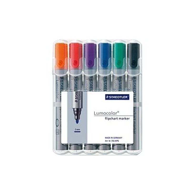 4007817356067-STAEDTLER Lumocolor - Marqueur - pour paperboard - noir, rouge, bleu, vert, orange, violet - en-P_3566_3-0