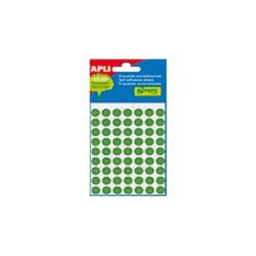 8410782020547-APLI PAPER - Adhésif permanent - vert - diamètre 10 mm 315 étiquette(s) (5 feuille(s) x 63) -P_3852_2-0