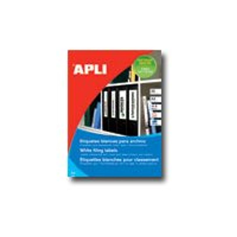 8410782012337-APLI PAPER - Blanc - 61 x 190 mm 100 unités (25 feuille(s) x 4) étiquettes-P_3871_1-0