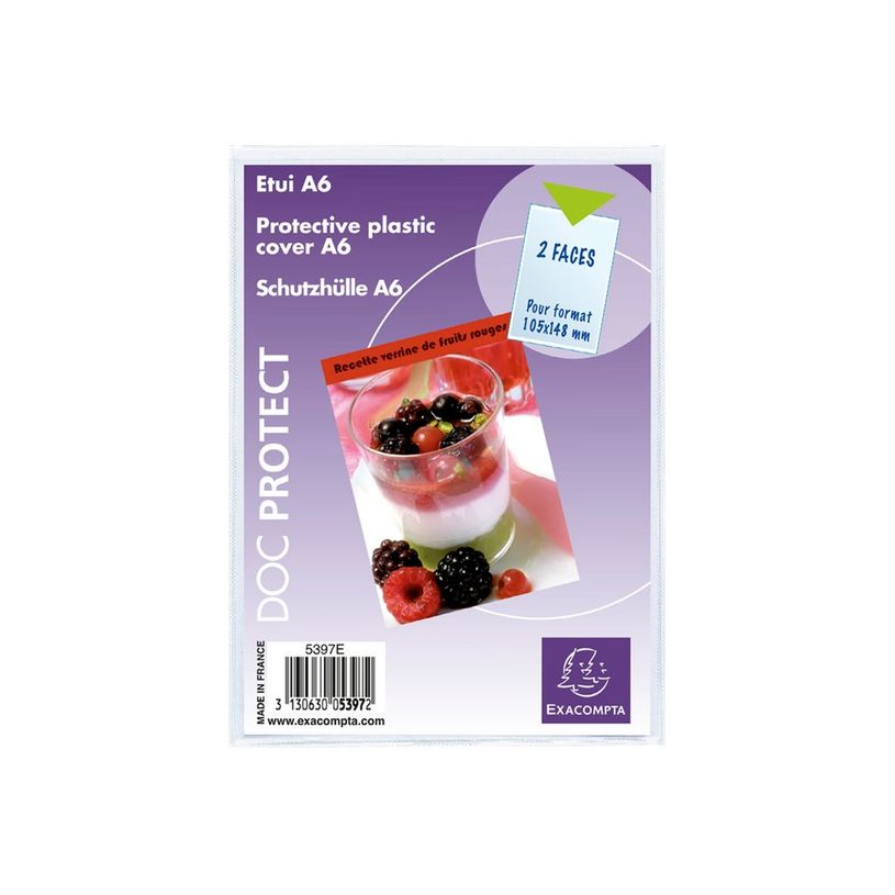 3130630053972-Exacompta - Pochette de protection - 105 x 148 mm - translucide incolore-P_5397_1-0