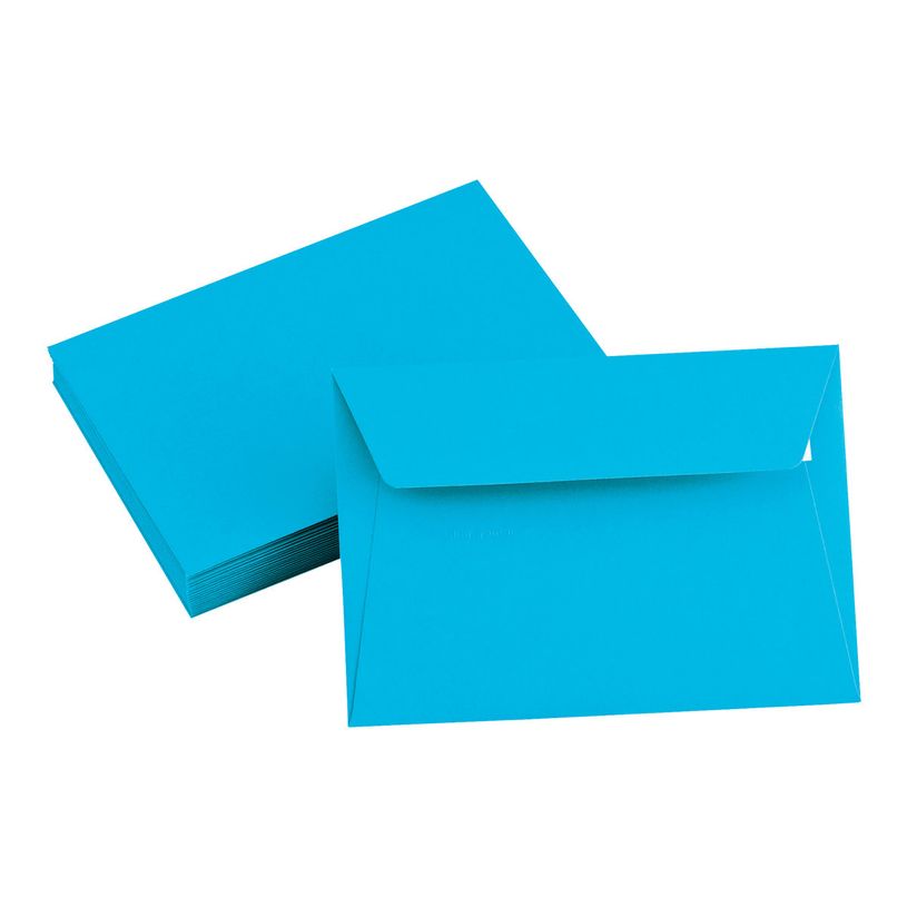 3329680555608-Pollen - 20 Enveloppes - 114 x 162 mm - 120 g/m² - turquoise-P_5556_2-1