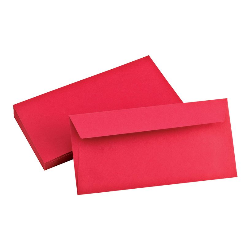 3329680558500-Pollen - 20 Enveloppes - 110 x 220 mm - 120 g/m² - rouge-P_5585_2-1