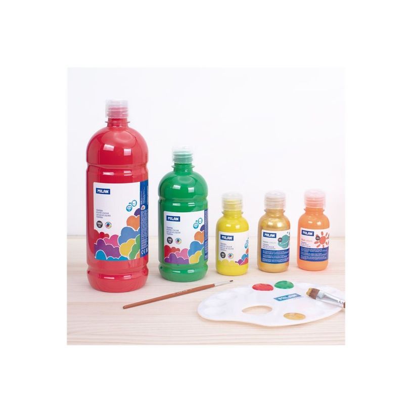 8411574008743-Milan botella 125ml de tempera amarillo-P_6268_1-1