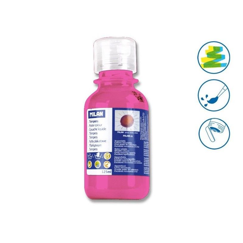 8411574008781-MILAN - Peinture - peinture à tempera - liguide - magenta - 125 ml-P_6277_1-0