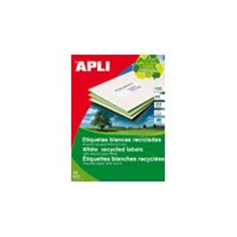 8410782120612-APLI PAPER - Papier - adhésif permanent - blanc - 70 x 37 mm 2400 étiquette(s) (100 feuille(s-P_6663_1-0