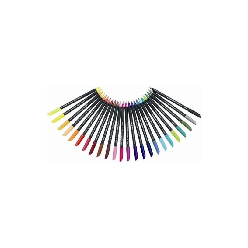 4004764033973-edding 1200 - Feutre - pour carton, surface du papier de couleur claire - brun foncé - encre 