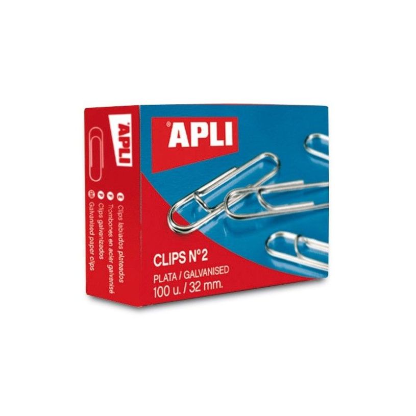 8429087000185-APLI - Trombones - No. 2 - 32 mm - argent - pack de 100-P_6921_1-1