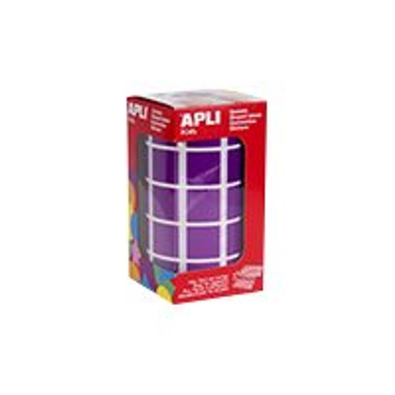 8410782115007-APLI kids - Adhésif décoratif - carré - 2 x 2 cm - lilas - permanent-P_7062_1-0