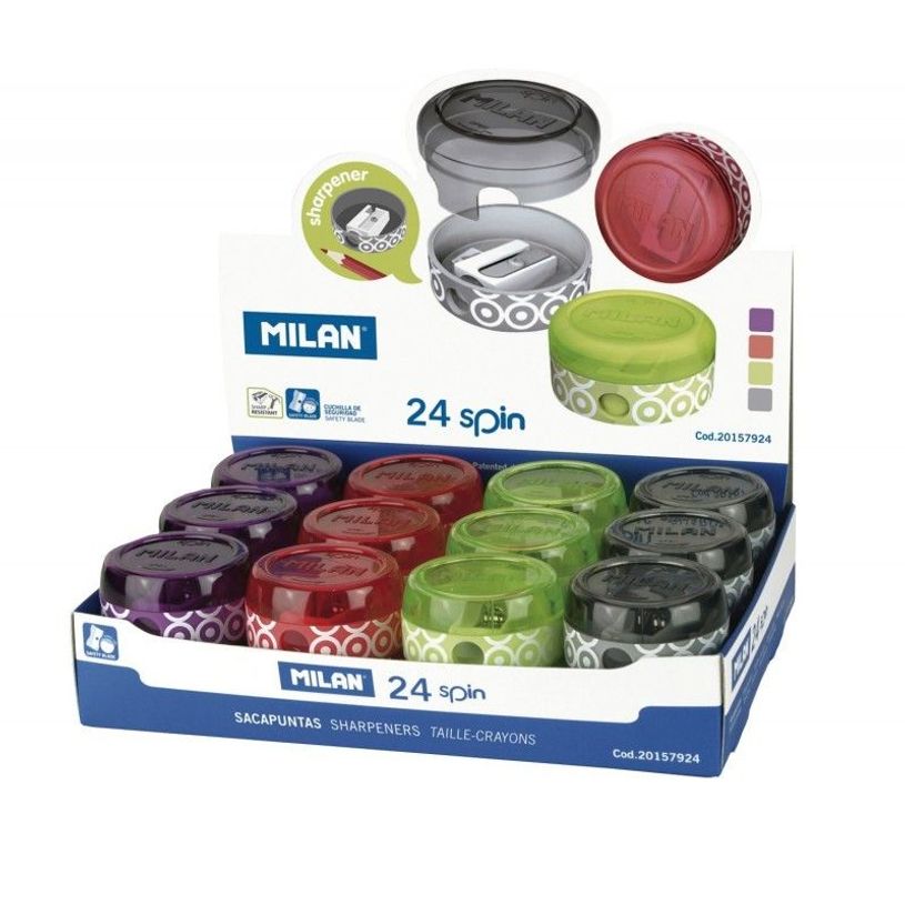 8411574030645-MILAN New Look Spin - Taille-crayon - variée (pack de 24)-P_7896_3-0