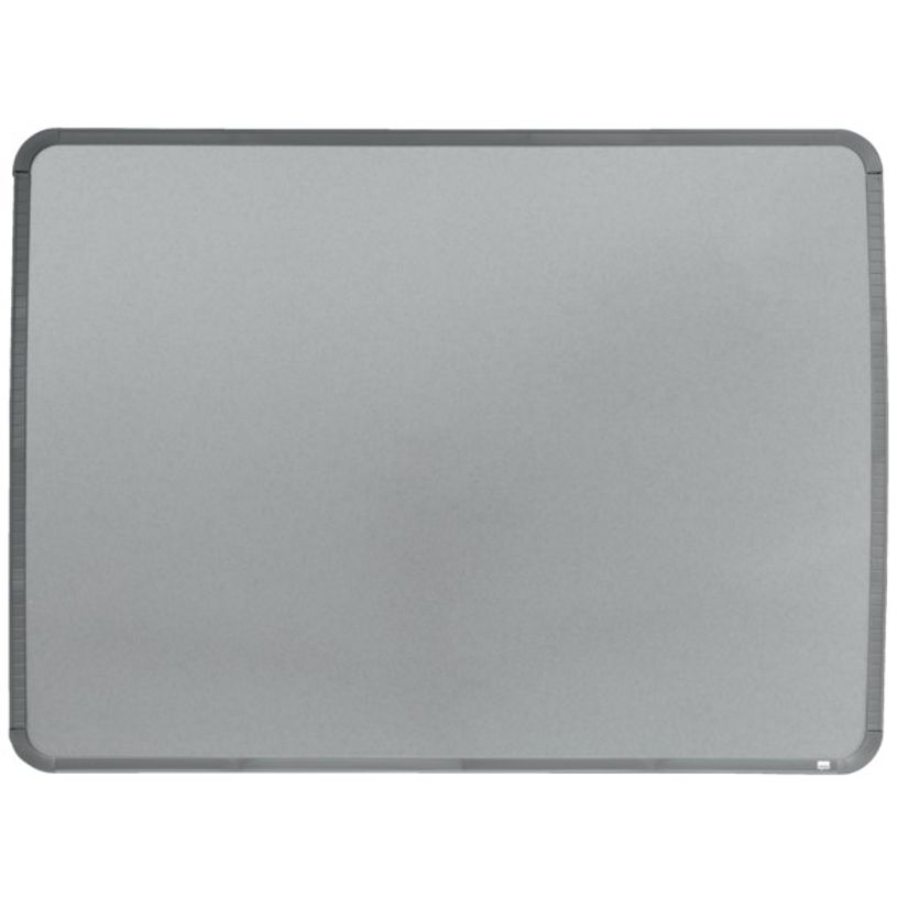 0034138155561-Nobo - Tableau blanc Slimline en acier laqué - 58 x 43 cm - magnétique - cadre gris-P_8007_1-0