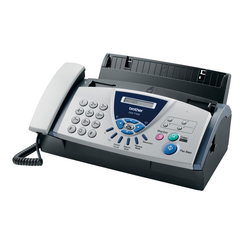 4977766630375-Brother FAX-T104 - télécopieur / photocopieuse (Noir et blanc)-P_8103_2-0