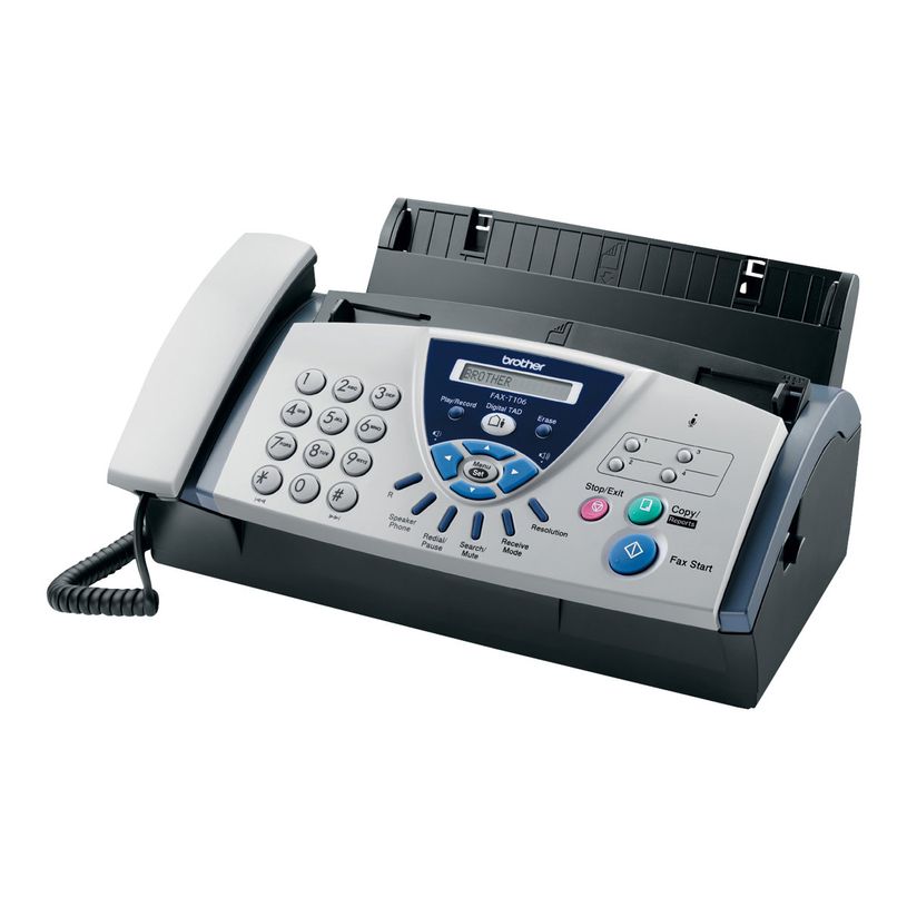 4977766630429-Brother FAX-T106 - Télécopieur à transfert thermique téléphone répondeur-P_8106_1-0