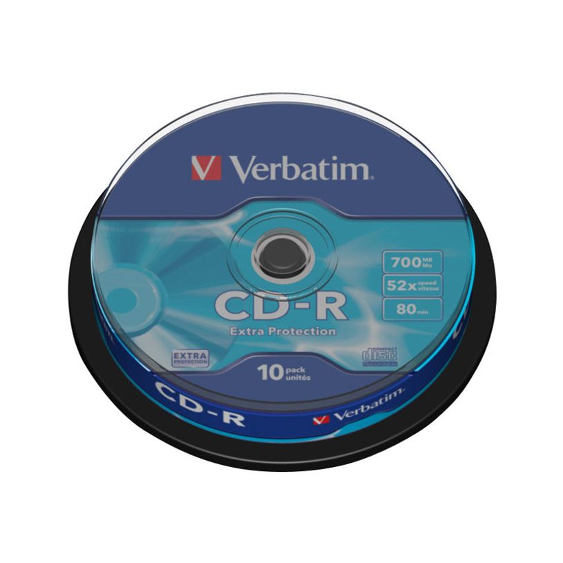 0023942434375-Verbatim - 10 x CD-R - 700 Mo (80 min) 52x - spindle-P_8208_1-0