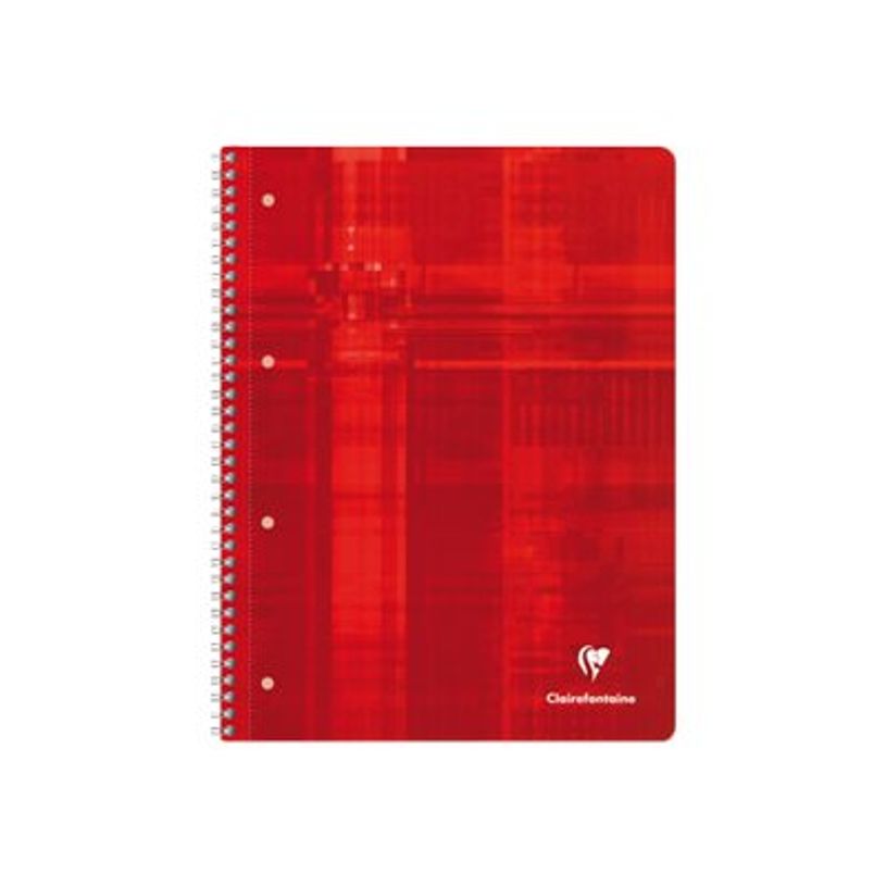 3329680082517-Clairefontaine Studium - Cahier à spirale A4 (21x29,7 cm) - 160 pages - grands carreaux (seyès) - feuilles perforées détachables - disponible d-P_8251_3-2
