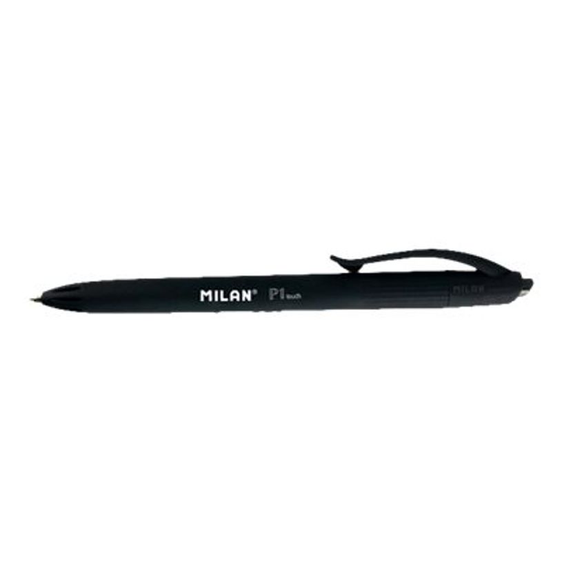 8411574036692-MILAN P1 TOUCH - Stylo à bille - noir - 1 mm (pack de 25)-P_8931_2-1