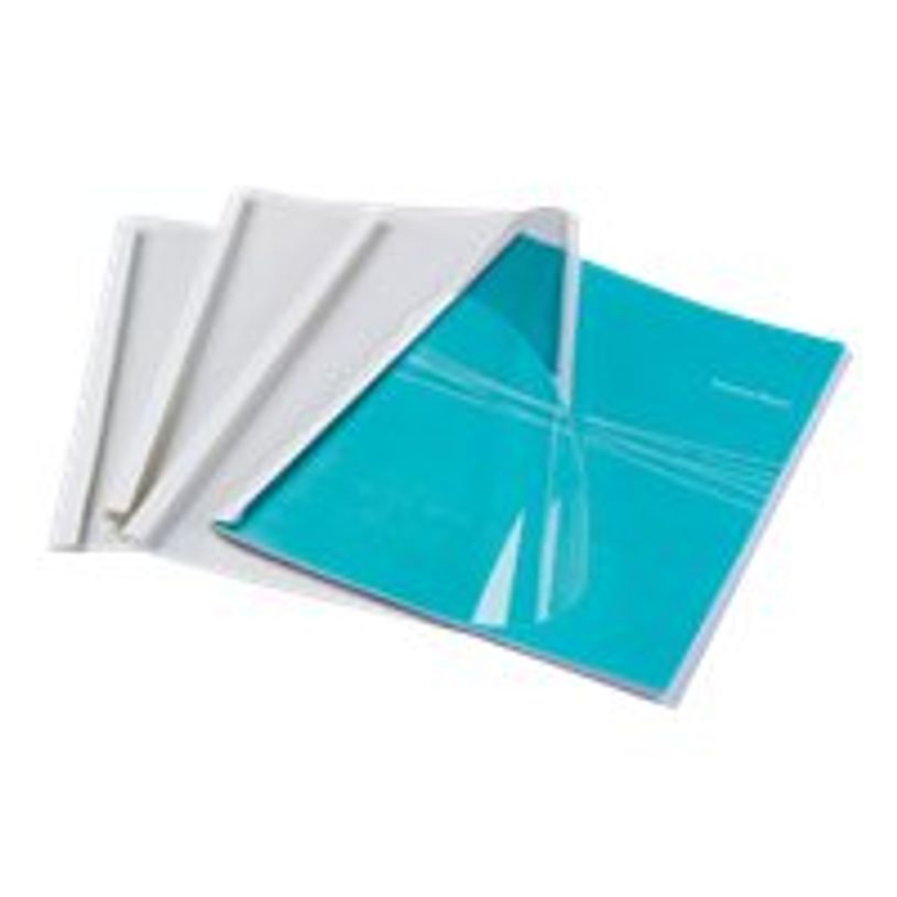0043859522491-Fellowes Standard - 10 mm - A4 (210 x 297 mm) - 100 feuilles - 150 micromètres - blanc - 200 g/m² - 100 unités couverture PVC t-P_8949_1-0