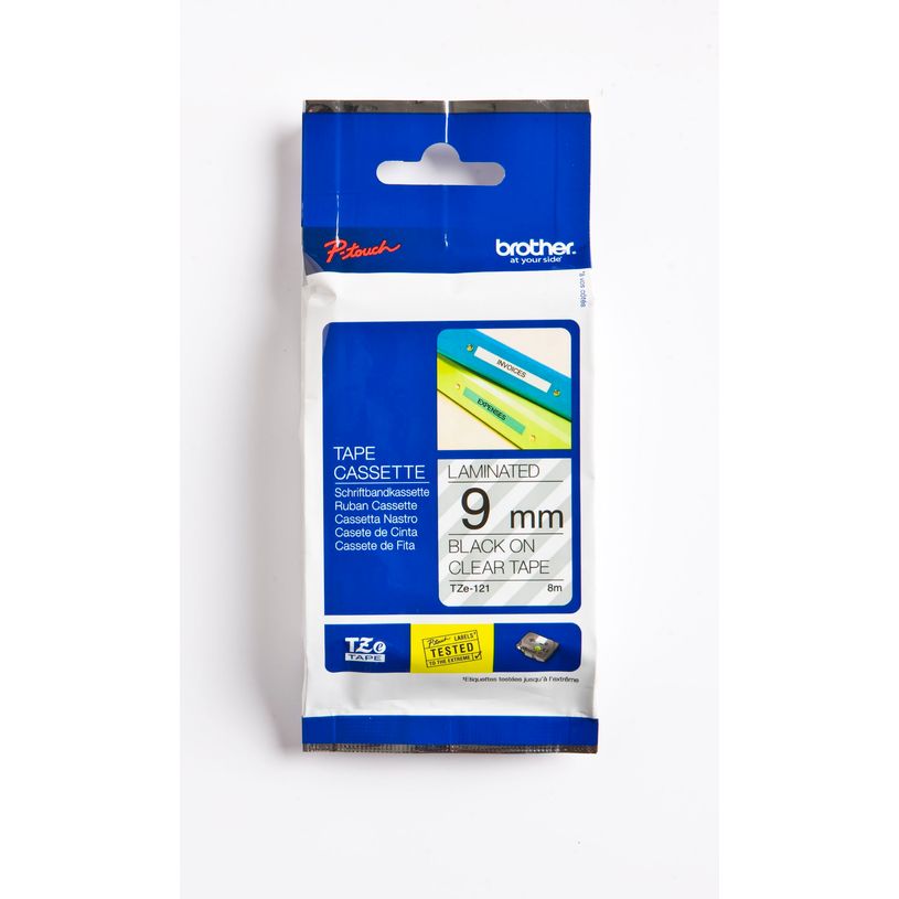 4977766693295-Brother TZeS121 - Ruban d'étiquettes auto-adhésives - 1 rouleau (9 mm x 8 m) - fond transpare-P_9121_3-0