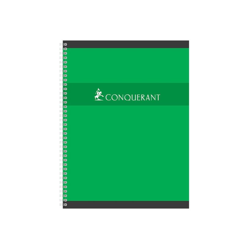 3020120095516-Conquérant - Cahier à spirale 24 x 32 cm - 100 pages - grands carreaux (Seyes) - disponible d-P_9551_5-4