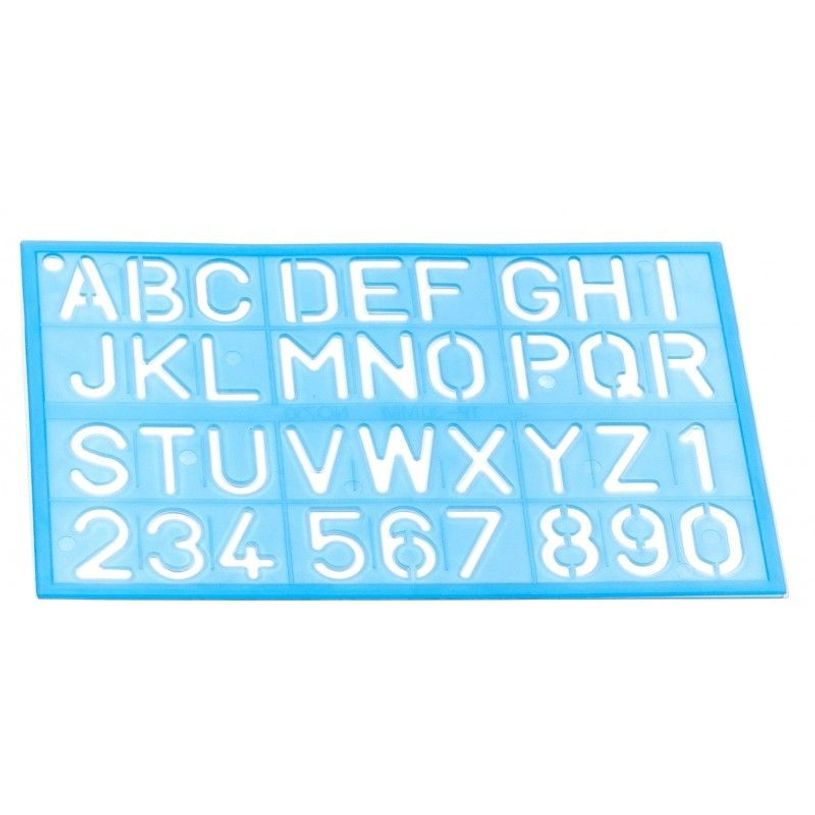 8425901280306-Faibo - Pochoir - lettres majuscules, chiffres-P_9787_1-0