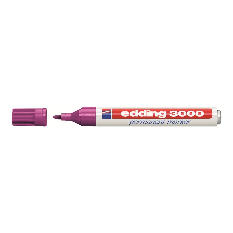4004764008155-edding 3000 - Marqueur - permanent - magenta - 1.5-3 mm-P_9880_2-0