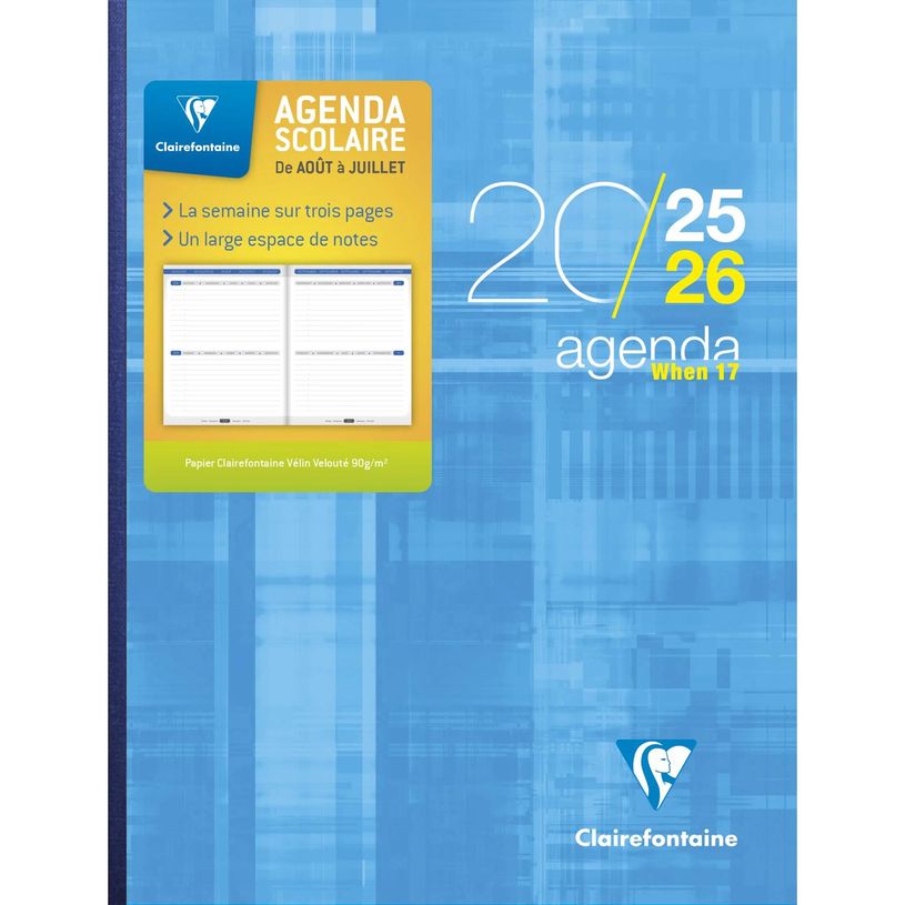 3329680989908-Agenda When - 2 jours par page - 16 x 22 cm - disponible dans différentes couleurs - Exacompta-P_9899_2-0