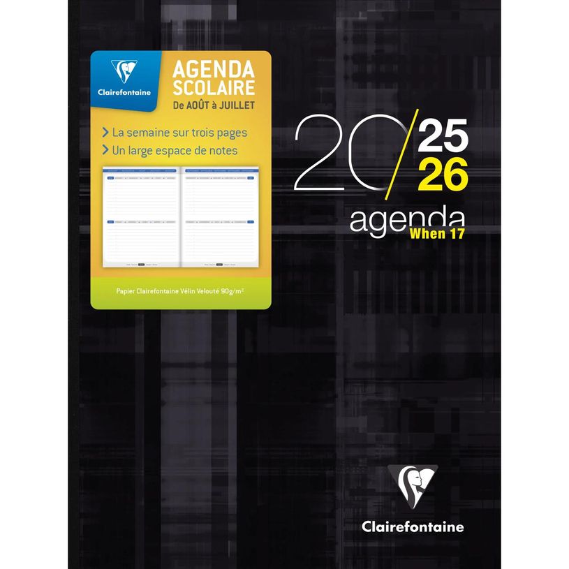 3329680989908-Agenda When - 2 jours par page - 16 x 22 cm - disponible dans différentes couleurs - Exacompta-P_9899_3-1