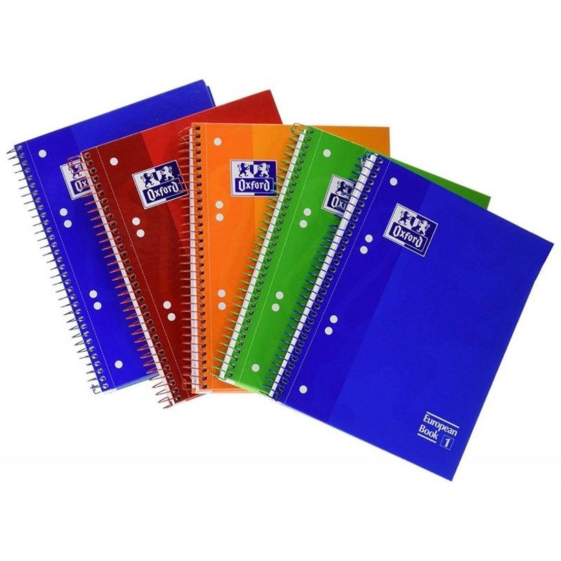 8412771121044-Oxford - Cahier de notes - reliure à spirale - A5+ - 80 feuilles / 160 pages - petits carreaux - disponi-P_10968_1-0