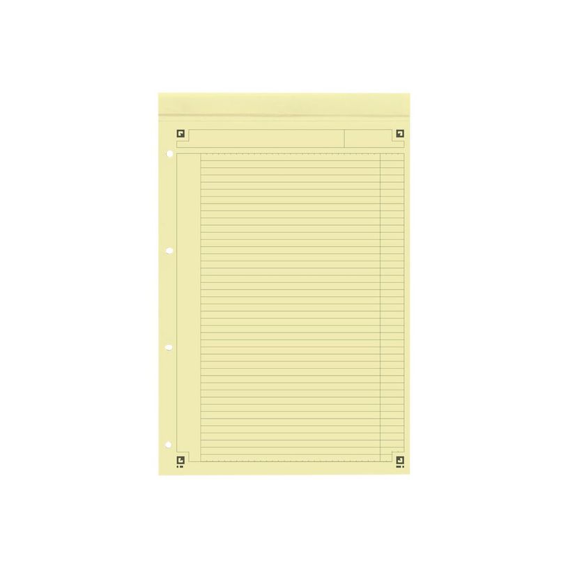 3020120011035-Oxford International - Bloc notes - A4 + - 160 pages - ligné jaune - perforé-P_11103_1-9