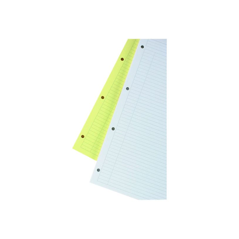 3020120011035-Oxford International - Bloc notes - A4 + - 160 pages - ligné jaune - perforé-P_11103_6-3