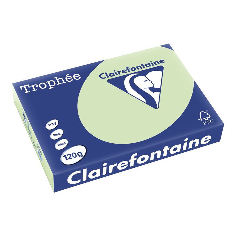 3329680121506-Clairefontaine Trophée - Papier couleur - A4 (210 x 297 mm) - 120 g/m² - Ramette de 250 feui-P_11215_1-0