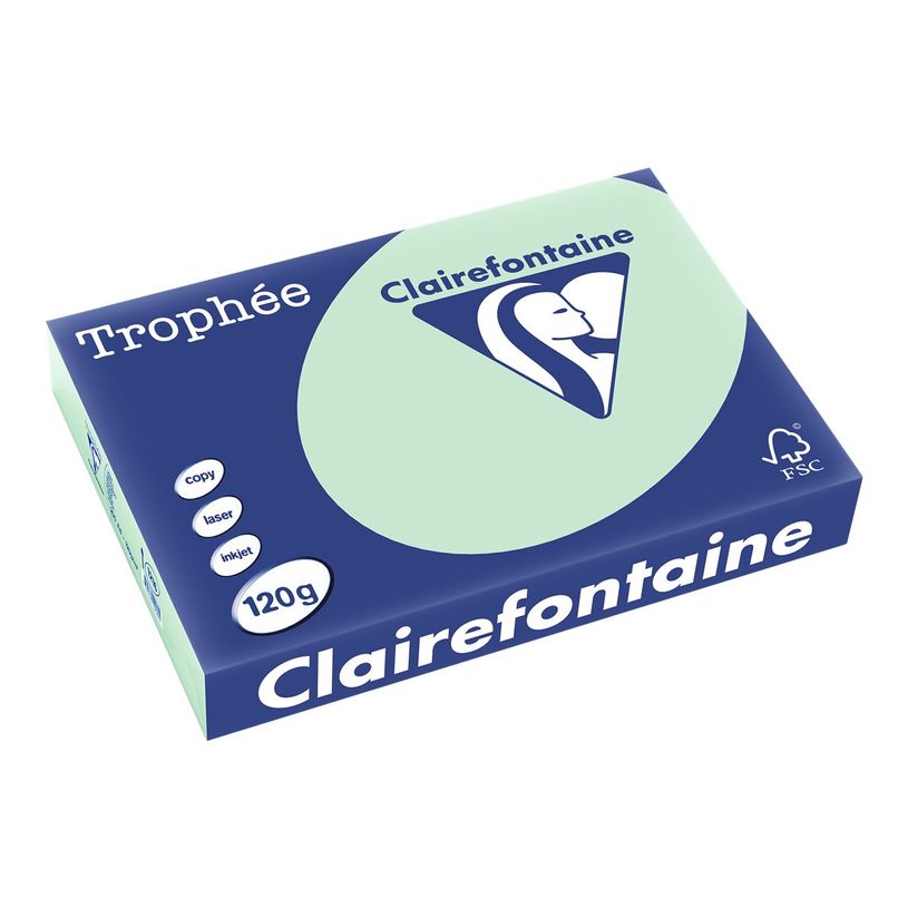 3329680121605-Clairefontaine Trophée - Papier couleur - A4 (210 x 297 mm) - 120 g/m² - Ramette de 250 feui-P_11216_1-0