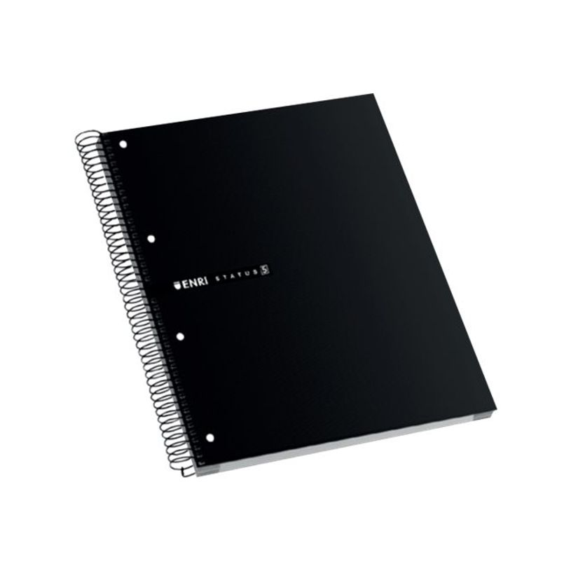 8412771086787-ENRI STATUS A4+ - Cahier de notes - reliure à spirale - 160 feuilles / 320 pages - uni - 4 trous - disponi-P_11757_3-2