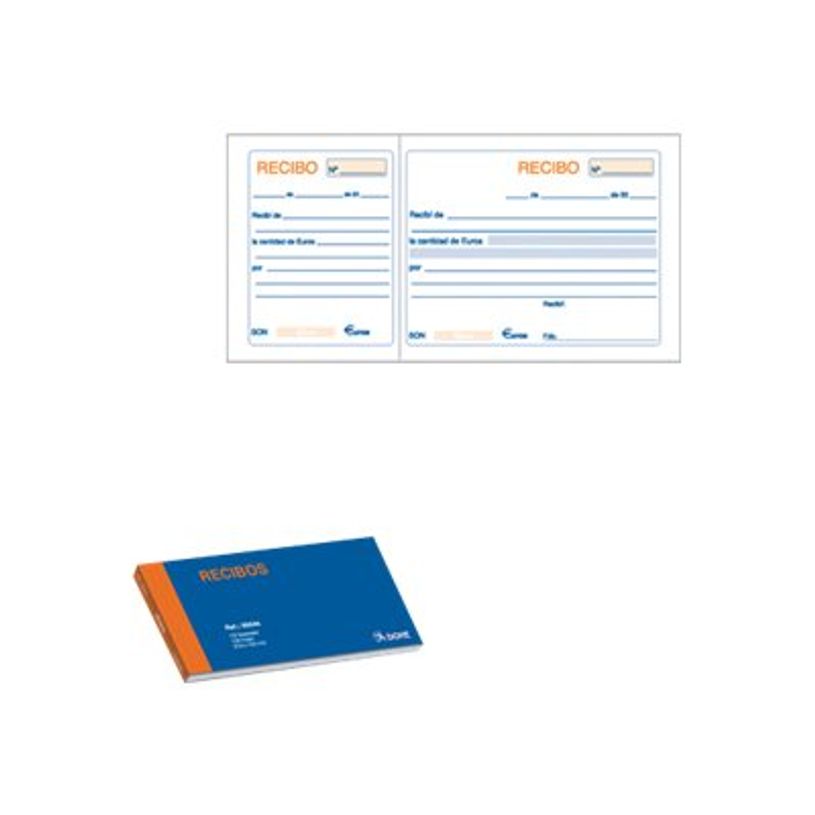 8421938500165-Dohe - Carnet de quittances - 100 feuilles - 1/3 A4 - paysage-P_12278_1-0